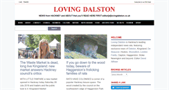 Desktop Screenshot of lovingdalston.co.uk