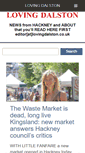 Mobile Screenshot of lovingdalston.co.uk